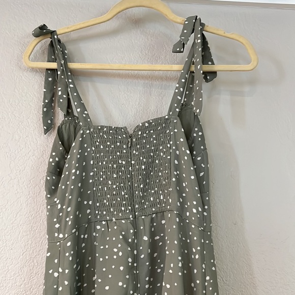Abercrombie & Fitch Green Polka Dot Maxi - Picture 5 of 5